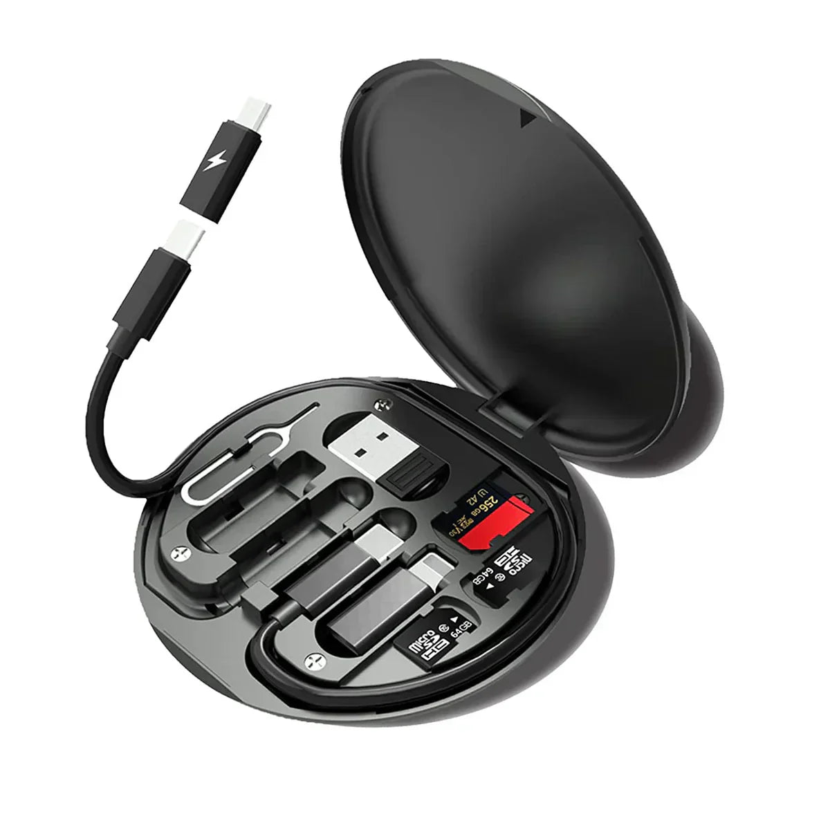 8-in-1 Fast Charging Cable Kit -USB-C, Lightning & Micro USB