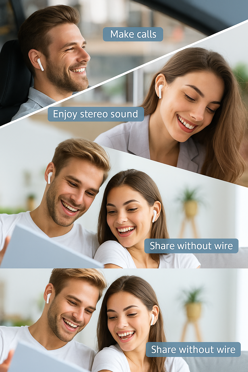 Crystal Sound True Wireless Earbuds