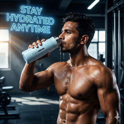 Leak-Proof Glass Water Bottle with Silicone Protective Sleeve