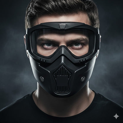 🛡️Transparent Full Face Shield – Reusable, Dustproof & Anti-Fog Safety Glasses @Just Rs.399/-