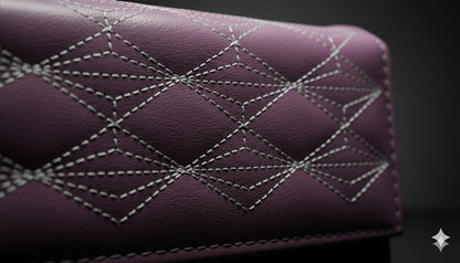 Women's Faux Leather Diamond Stitch Wallet