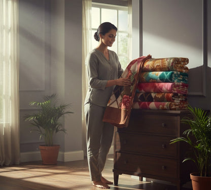 Soft Multipurpose Fleece Blanket Set